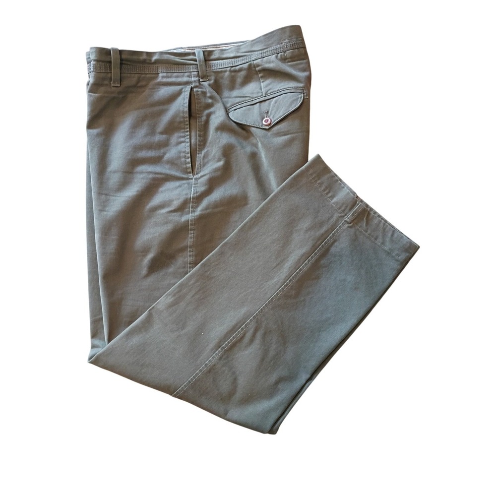 Timberland Mens Olive Green Cotton Twill Chino Pants Straight Leg 34x32